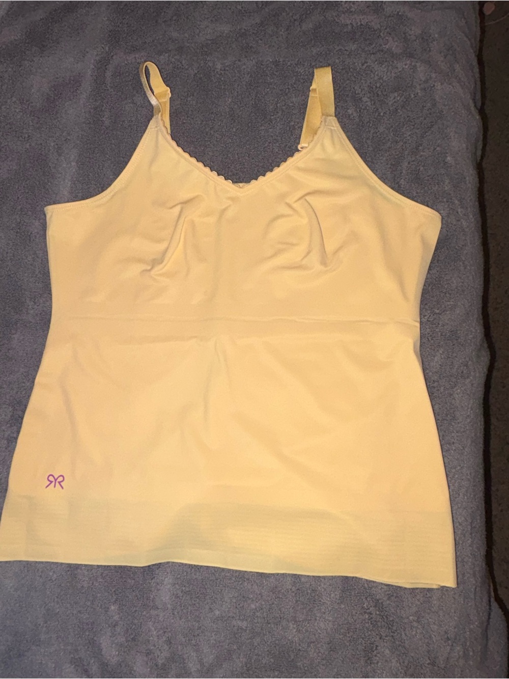 Heritage Yellow Cami with Built-in Shelf Bra
